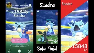 Dragon Week Ultra Unlock Research Event Raids #2 - Seadra Solo Raid (No Boost)