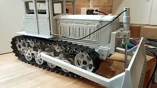 Отвал для трактора Т-74 в масштабе 