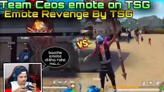 TSG EMOTE REVENGE ON TEAM CHAOS || TSG VS TC EMOTE RIVALRY ON LIVE ROCKY BAHI SHOCKING REACTION
