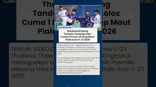 Grup Maut Piala Asia U-23 2026 Bikin Thailand Terjepit, Pelatih Buka Suara soal Peluang 1 Persen