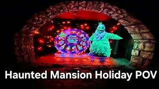 Haunted Mansion Holiday 4K HD POV Best Verison Of Haunted Mansion! Disneyland, Anaheim California 
