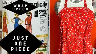 STEP BY STEP DRESS TUTORIAL FOR BEGINNERS!   UNBELIEVABLE JIFFY SUMMER WRAP DRESS!