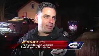 Amtrak train hits car in East Kingston