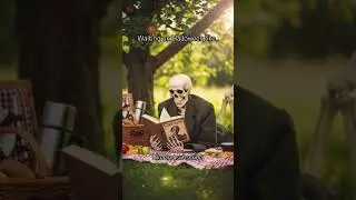 Halloween day dreaming #skeleton #halloween #asmr #scary #spooky #music #song #trees #DreamScreenAI