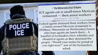 ICE Returned to Arrest the Staff After Being Served Lunch! CRUELTY