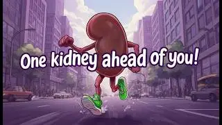 One kidney ahead of you!