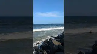Rock Beach Pondicherry #pondicherry #rock #rockbeach #travelvlog #share #beach #tourist #french #yt