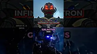 Infinity Ultron vs Galactus #short #shorts #marvel #mcu #infinityultron #galactus #battle