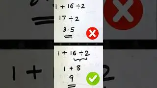 BODMAS method #maths #short #shorts #bodmas