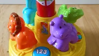 Vtech Baby Animal Fun Merry Go Round musical spinning toy review