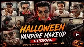 Halloween Vampire Makeup Tutorial| Halloween Makeup Ideas| Vampire Makeup 