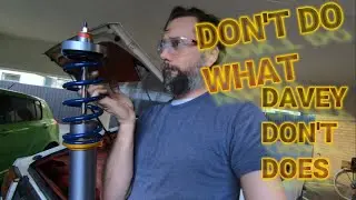 Dave is Driven S1E8 280ZX T3 REAR COILOVER INSTALL AND DRIVE