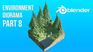 Environment Diorama in Blender - Part 8: Texture blend by height