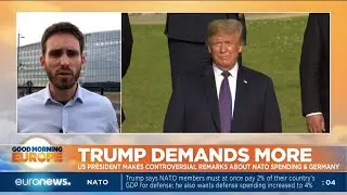 Trump Demands More: US President Trump makes controversial remarks about NATO spending