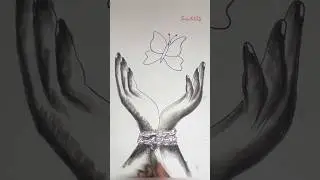 Freedom to fly #art #drawing #charcoal #freedom #india #indian #free #love #shorts #youtubeshorts