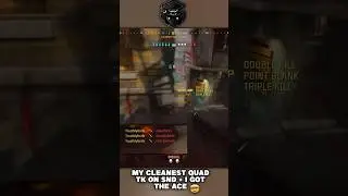 My cleanest Quad Throwing Knife on SND + I got the Ace 🤯