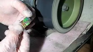 Alberta Ammolite Production Lesson with Fossil Dad: Buffing Wheels