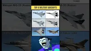 Top 6 Fastest Military Aircrafts in the World 🚀✈️ #FastestJets #MilitaryAircraft
