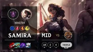 Samira Mid vs Viktor - EUW Master Patch 10.25b