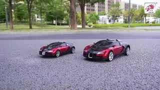 Transformuojamas RC automobilis - robotas 2 in 1  (raudonas)