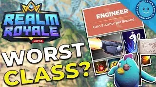 REALM ROYALE ENGINEER! WORST CLASS OR SECRETLY OP? (NEW REALM ROYALE GAMEPLAY)