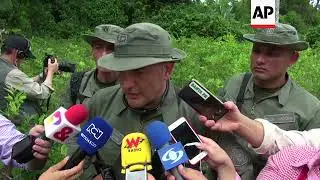 Colombia police test new devices to combat cocaine production