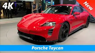Porsche Taycan Turbo S 2020 (EV) - первый углубленный взгляд в 4K | Интерьер - Экстерьер