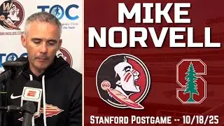 Майк Норвелл, FSU Stanford, послематчевая игра 19 октября 2025 г. | Футбол FSU | Футбол штата Фло...