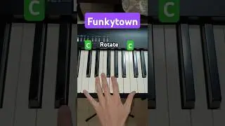 How to play funkytown on the piano