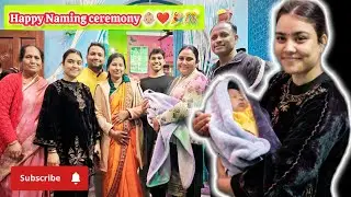 Baby boy Naming ceremony Celebration 👶🏼♥️🎊🎉|| @pikurawatvlog_uttarakhand 