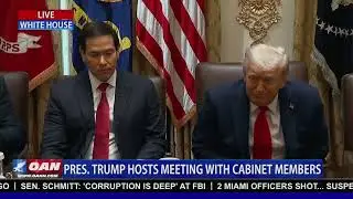 President Trump Host Meeting with Cabinet Members