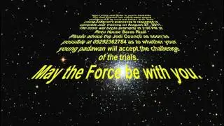 Star Wars Intro (F invitation video)