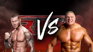 Randy Orton Vs. Brock Lesner - Inferno Match / WWE 12 / PS3!!