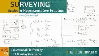 Scales and Representative Fraction | Surveying