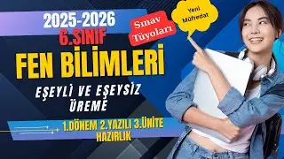 6. Sınıf Fen Bilimleri | Eşeyli – Eşeysiz Üreme 🧬 Yazılıda ÇIKACAK TÜYOLAR! %100 Hazırlık
