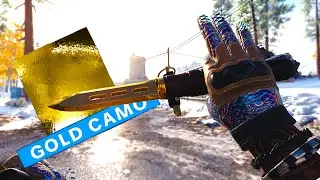 I unlocked the GOLD BALLISTIC KNIFE on COLD WAR lol