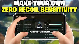 How to make your own Sensitivity | Best Zero Recoil Sensitivity for INDUS Battle Royale