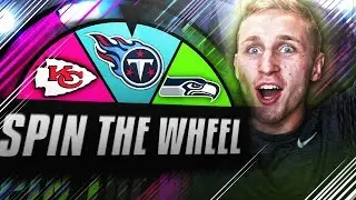 SPIN THE WHEEL OF NFL TEAMS! Madden NFL 18