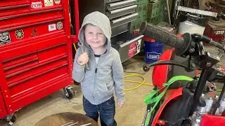 The Boss walked out on this job quick&hellip;Tiny tires are tricky 🤯 #dirtbikes #dirtbiker #tire #repair