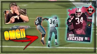 GRANDMASTER 89 OVR BO JACKSON GAMEPLAY!! MEAN STIFF ARM!! MADDEN MOBILE 21 JOURNEY GAMEPLAY!!