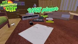 VHS PLAYER | CUSTOM VIDEOS | My Summer Car #mysummercar #viral #trending 😎🚗