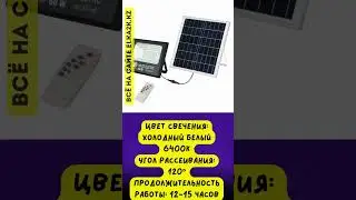 Прожектор светодиодный уличный с солнечной батареей IP65, 60 и 100 Ватт (979) на сайте elka2k.kz