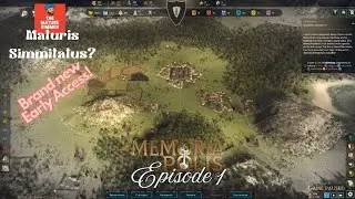 KICKING OFF A CITY IN THIS NEW ORGANIC CITY BUILDER  - EP 1 | MEMORIAPOLIS