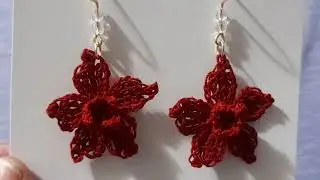 Arete # 16 Son Flores Bellisimas  Tri- dimencional Se Gano 2ndo Lugar del 2024 con 1.5 k vistas.