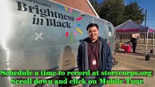 StoryCorps records stories at their mobile booth in Selma