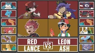 Final: RED & LANCE vs LEON & ASH | Pokémon Champions Double Tournament [Battle #7]