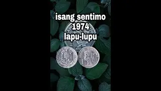 Philippines 1 Sentimo Coin 1974 - lapu lapu - vintage collectible coin - lucky coin