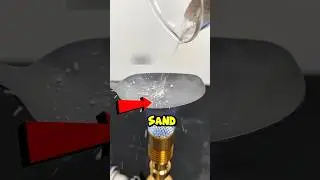 How does sand react to heat and water..?#shorts #ytshorts #viralshorts #experiment #science #usa #uk