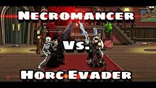 [AQW] Necromancer Vs Horc Evader Damage! [Com Support]