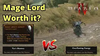 Lightning Sorcerer Key Passives Deep Analysis w/ Mage-Lord Aspect - Diablo 4